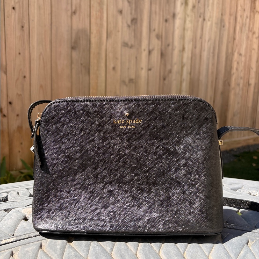 Kate Spade Black Leather Crossbody Bag